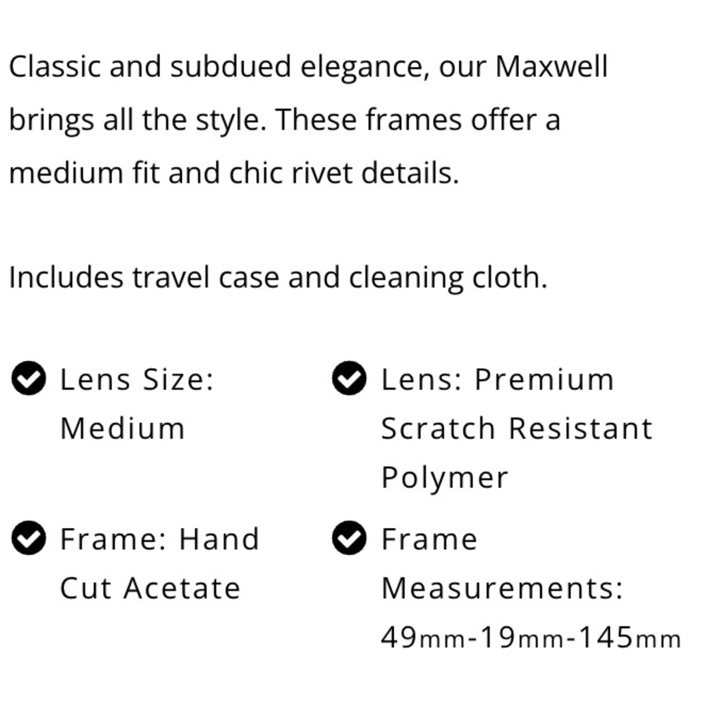 Diff NEW Maxwell Blue Light Blocking Glasses in‎ … - image 3